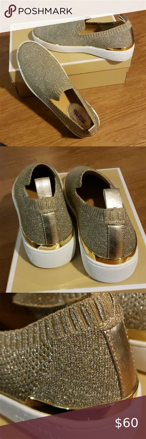 michael michael kors skyler slip on sneakers|michael kors sparkly sneakers.